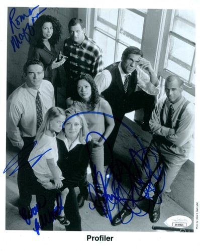 PROFILER CAST SIGNED 8X10 PHOTO X5 ROBERT DAVI JULIAN MCMAHON ALLY WALKER + JSA