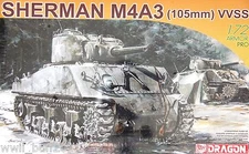 1/72 Dragon 7274: Sherman M4A3(105mm) VVSS