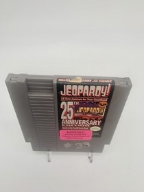 Jeopardy : 25th Anniversary Edition (NES, 1990) Good Label Tested Working