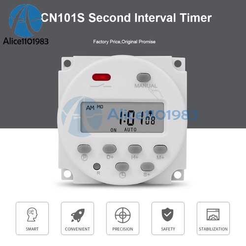 DC 12V 24V AC 110V CN101S Timer Switch Controller Automatic Cycle Timing Switch - Picture 93 of 108