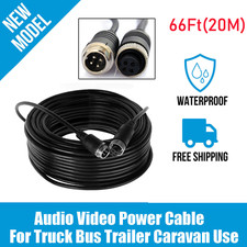 4Pin Aviation Extension Cable For Rear View Backup Camera Truck Trailer Caravan