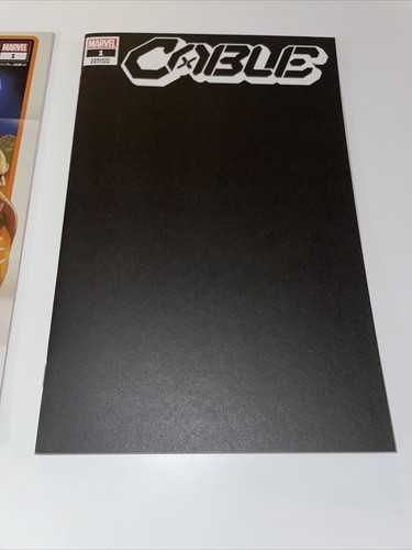 Blank CABLE 1 BLACK Blank Sketch Variant And Regular X-MEN JEAN GREY Nm/m - Picture 3 of 17