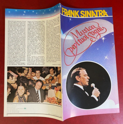 PROFILI MUSICA PER I TUOI SOGNI - FRANK SINATRA (1982) Fascicolo Dischi Ricordi