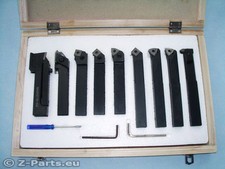 Drehstahl Set HM mit Wendeplatten 9-teilig 20 x 20 mm Drehmeißel NEU