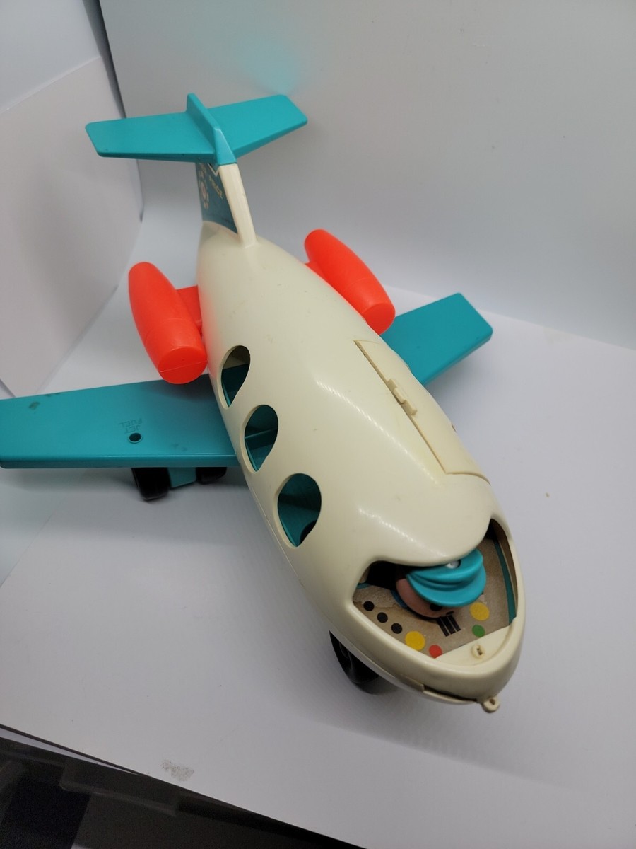 Vintage 1970-72 Fisher Price Little People Jet Airplane Toy Vintage 1970-72 Fisher Price Little People Jet Airplane Toy