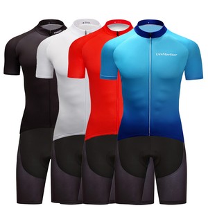 red cycling kit