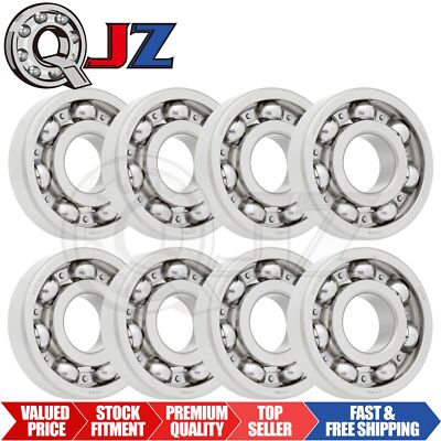 [Qty.8] New 6410-OPEN-C3 Deep Groove Radial Ball Bearing [50mm x 130mm x 31mm]