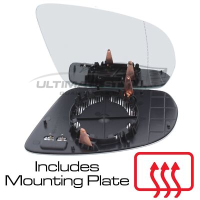 Wing Mirror Glass Mercedes GLB Class X247 2019-> Heated Aspherical Drivers Side