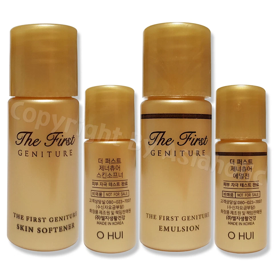 O HUI The First Geniture 5ml Skin Softener + Emulsion (8pcs ~ 100pcs) Sample New
