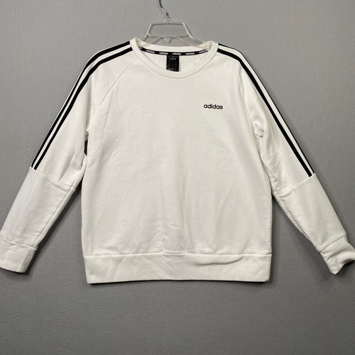 adidas 3-Stripe Crew Fleece Sweatshirt 