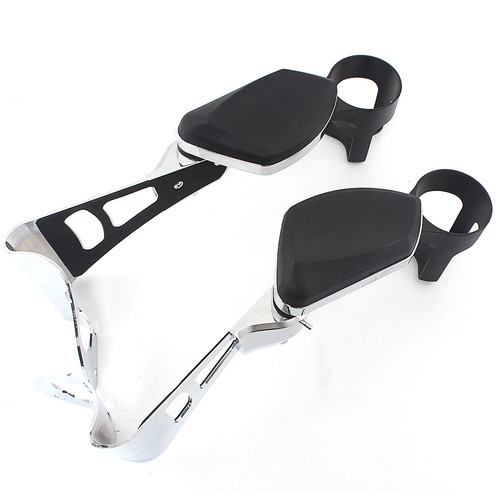 Adjustable Passenger Armrests w/ Drink Holder Fits For Harley Tri Glide# 2014-23 - Picture 13 of 18