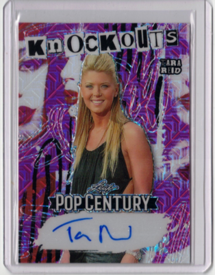 TARA REID 2023 Pop Century Knockouts Signatures Auto Autograph