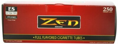 #ad Zen King Size Full Flavor Cigarette Tubes 250pc 10 Boxes $42.08