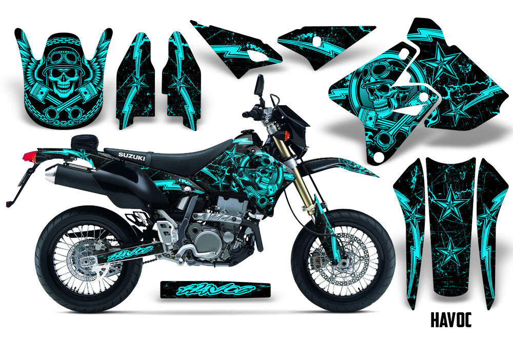 Kit Adesivo Moto Cross Trilha Compatível Drz 400 0,60mm 007