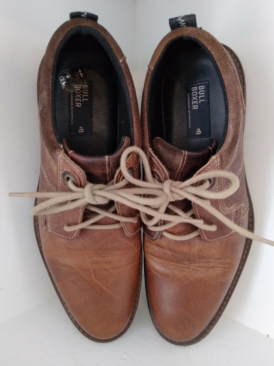 Bullboxer Mens Everson Oxfords Shoes Brown Leather Lace Up  display picture 2