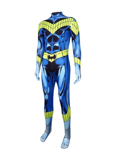 Cosplay Titans Batman Nightwing Robin Jumpsuit Superhero Adult Bodysuit Costume - Picture 8 of 12