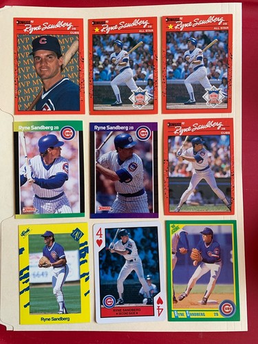 Ryne Sandberg 1985-1998 Inserts Parallels Oddballs Cubs NM to NM-MT You Pick!! - 第 87/222 張圖片