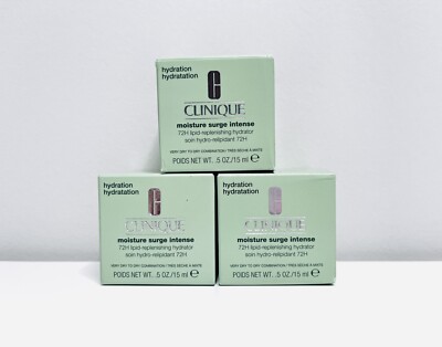 3 Clinique Moisture Surge Intense 72H Lipid-Replenishing Hydrator 15ml* 3 = 45ml