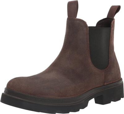ECCO Grainer M brown suade Chelsea Boot NIB size 11 US 45 EU   21470405072