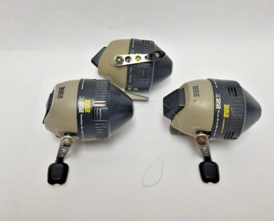 Three ~ Vintage Zebco Z22 Spincasting Reel for Parts or Repair