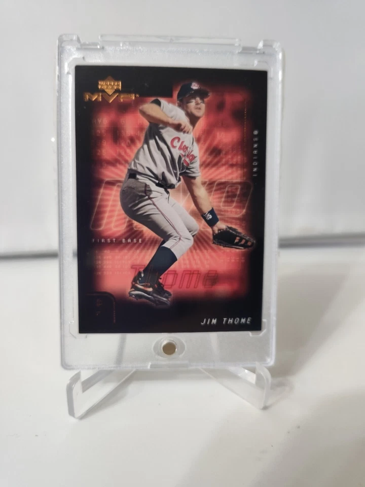 Jim Thome 2002 Upper Deck MVP Indians Cleveland 1B Rare Card - Image 2 of 4