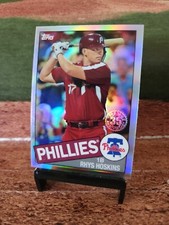 2020 Topps Chrome Rhys Hoskins 1985 Topps Silver Holo #85TC-20 SSP