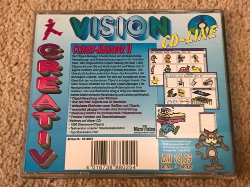MICROVISION 1600 CLIP ART IMAGES FOR WINDOWS GERMAN - Picture 5 of 5