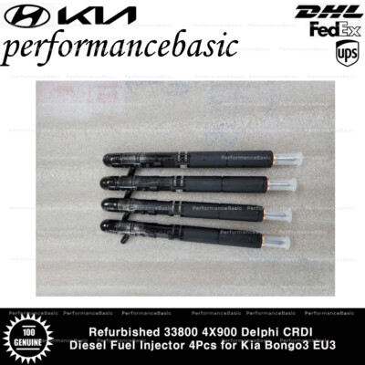 Refurbished 33800 4X900 CRDI Diesel Fuel Injector 4Pcs for Kia Bongo3 EU3