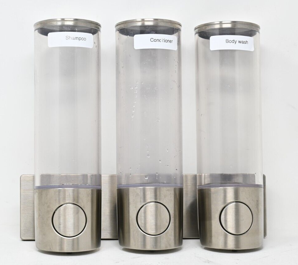 Kohler 1644988 Triple Wall Mounted Soap Dispenser Silver for sale online eBay