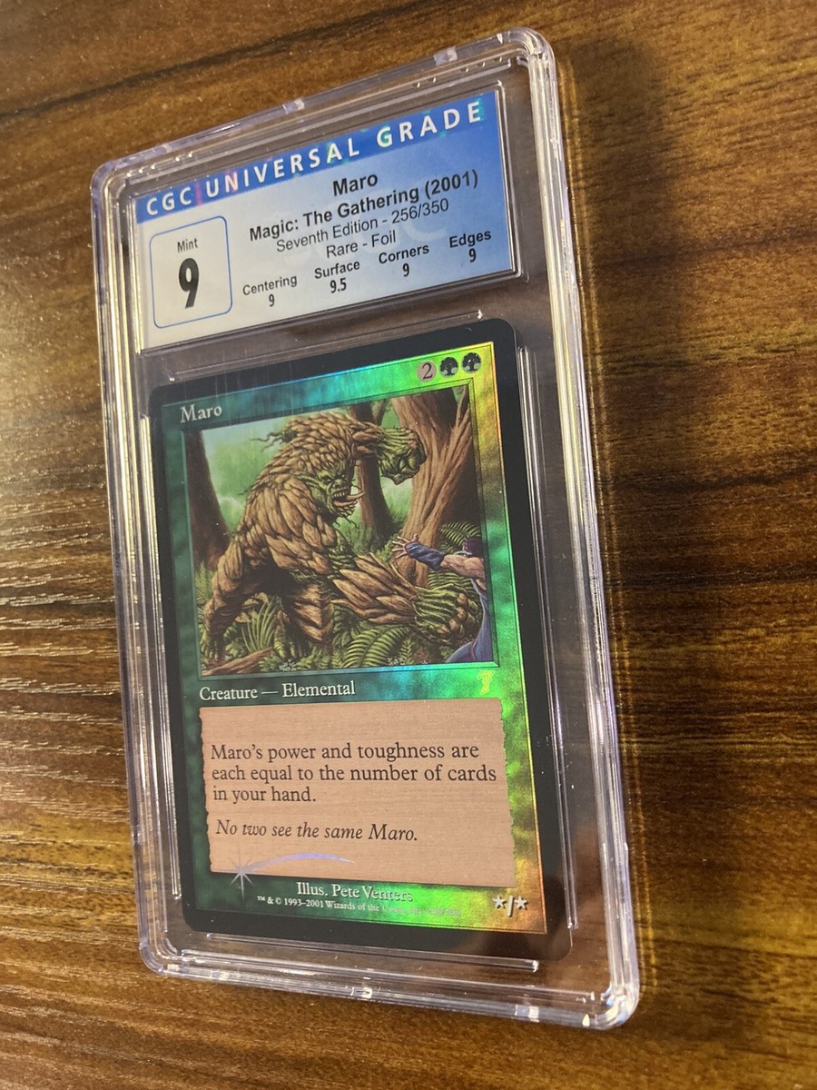 MTG✨MARO FOIL✨7th Edition CGC Quad 9's+ MINT RARE Creature