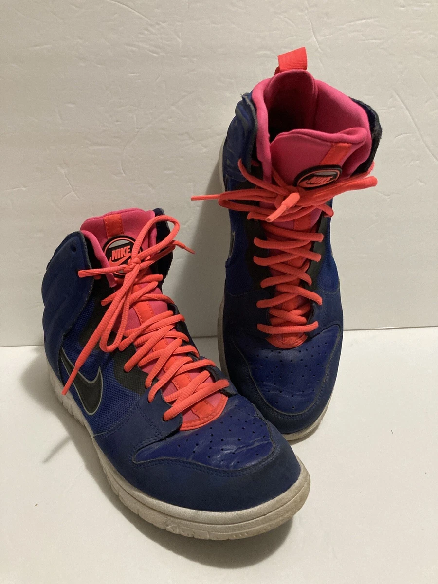 Neon blue hotsell basketball shoes