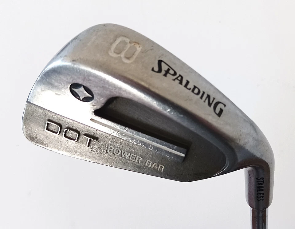 DOT Power Bar Stainless Spalding 8-Iron Accu-Flex Medium Regular Steel - Image 2 of 4