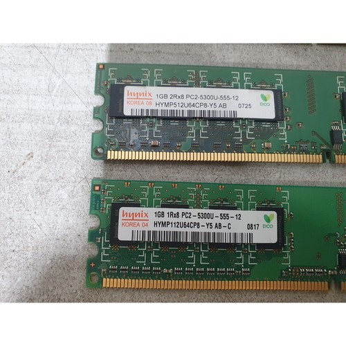 Lot of 4 Various Brands 1GB DDR2 SDRAM Memory Module PC2-5300U 667Mhz 240-Pin - Picture 3 of 13