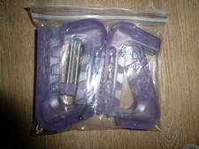 NEW Plastic guards for Ice Figure Skates Size youth to adult one set PURPLE gel