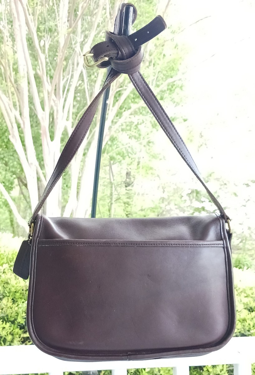 Coach 9790 Vintage Chocolate Brown City Leather Shoulder