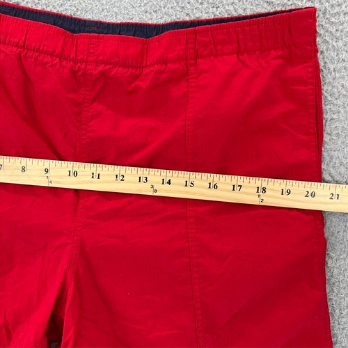 POLO SPORT RALPH LAUREN Mesh Lined Swim Trunks Board Shorts Men M Red Pockets - Picture 5 of 14