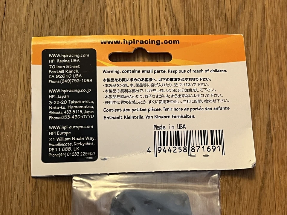 Vintage HPI Cup Racer Main Chassis NIP 87169 - Image 3 of 3