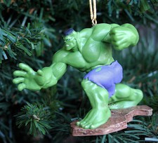 Custom Disney Marvel Avengers INCREDIBLE HULK Holiday Christmas Ornament PVC