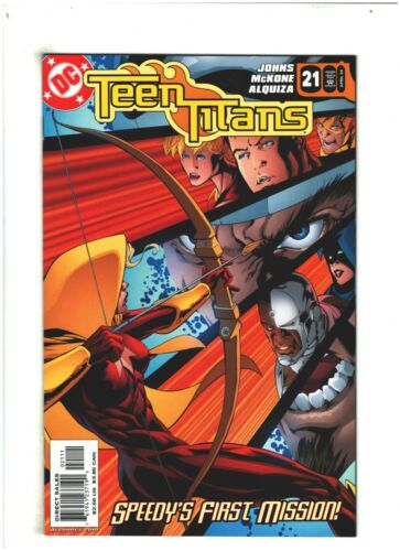 Teen Titans #21 quasi nuovo - 9.2 dc Comics 2005 Robin, Kid Flash & Speedy - Foto 1 di 4