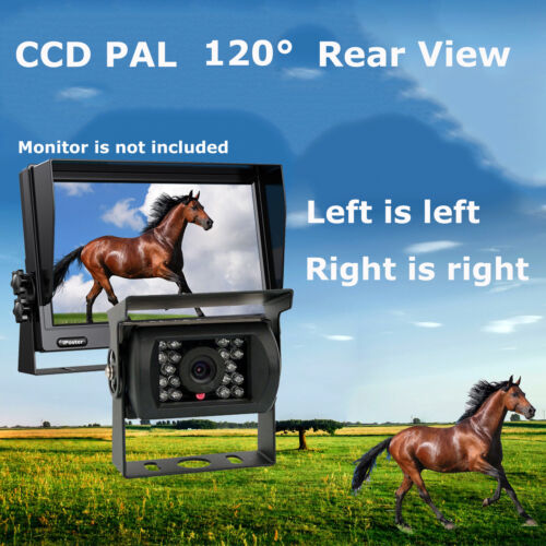 9" Quad Monitor 4PIN CCD Color Backup Camera for Truck Agriculture Machine - Picture 10 of 14