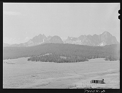 Photo:The Sawtooth Mountains, Custer County, Idaho
