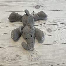 Nookums Paci Plushies Buddies Ella Elephant Baby Pacifier Holder 137