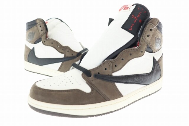 nike TRAVIS SCOTT AIR JORDAN 1 RETRO HIGH OG Sail Dark Mocha nike TRAVIS SCOTT AIR JORDAN 1 RETRO HIGH OG Sail Dark Mocha