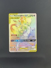 RARE Mewtwo & Mew GX Secret Rainbow TAG TEAM SM11 242/236 Unified Minds HOLO on eBay