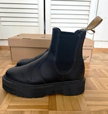 Dr. Martens Vegan 2976 Quad Black, Plateau, w...