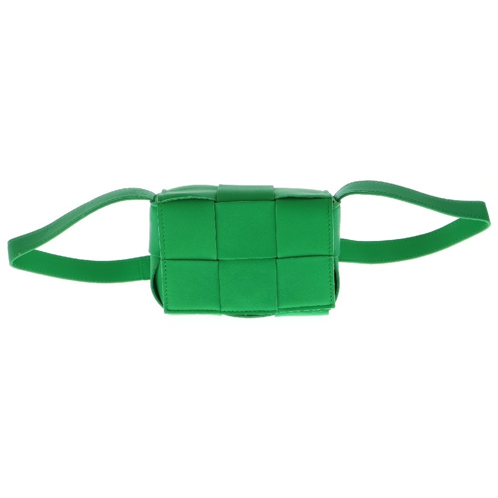 BOTTEGA VENETA Candy Cassette Mini Bag Lambskin Parakeet