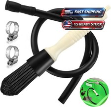Parts Washer Brush with Hose Wear Resistant Parts Cleaning Brush...