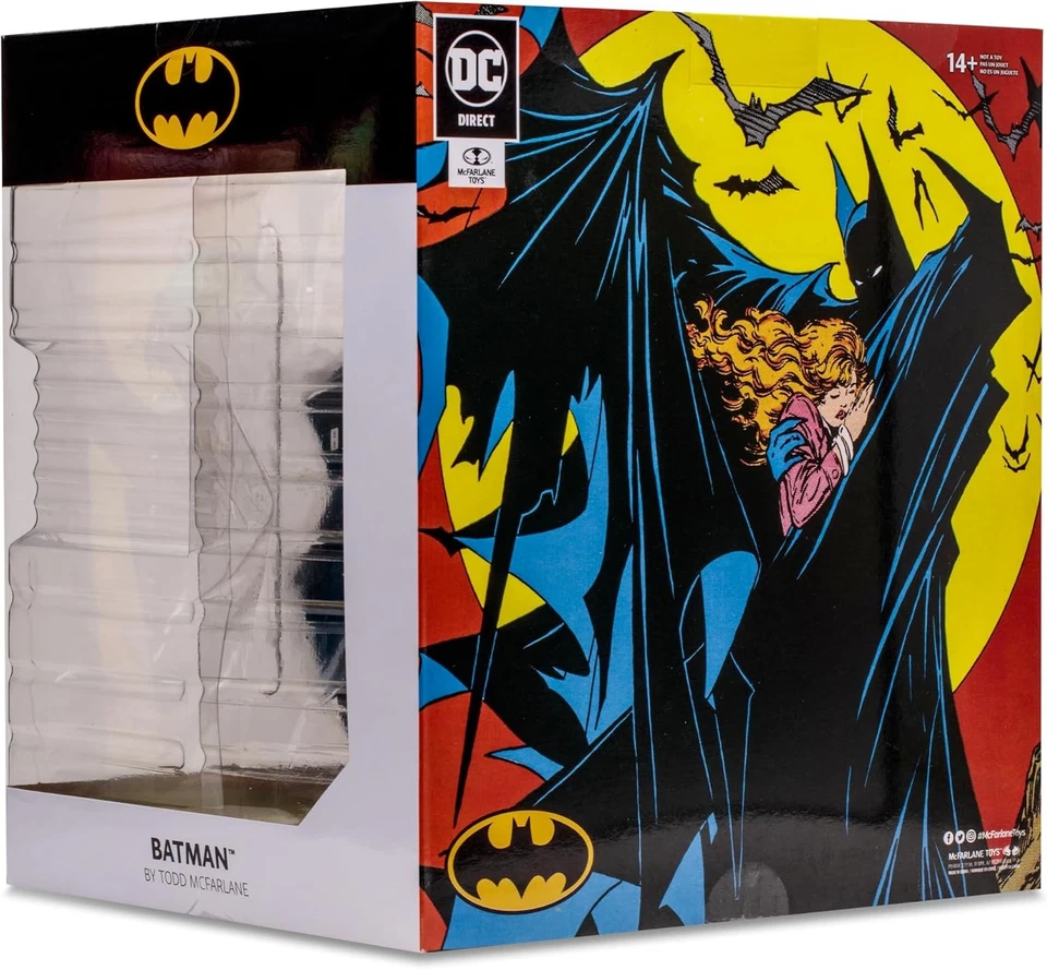 McFarlane DC Comics - Batman by Todd McFarlane 1:8 Scale PVC Statue (Black) - Immagine 3 di 4