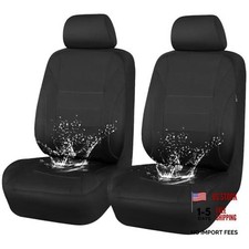 Neoprene EVA Waterproof car seat Covers Front Seats Only, Black And Black