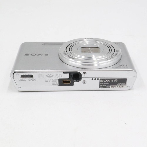 Sony DSC-W830 Cyber-Shot 20.1MP 8x zoom Fotocamera digitale Argento Giapponese - Foto 5 di 7